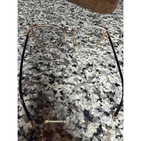 Tom Ford TF5740-B Eyeglasses in BLACK Gold Frame 54-17 Made in Italy main image 5